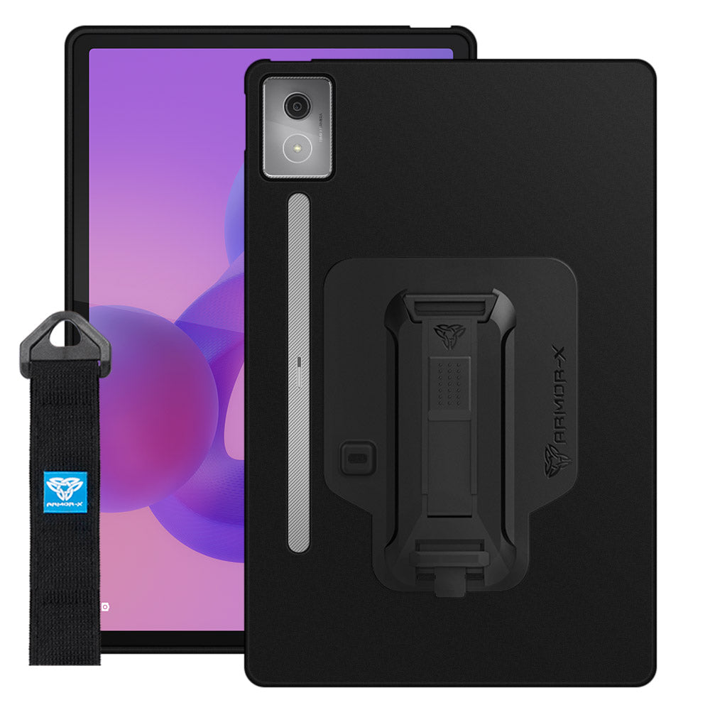 PXS-LN-TB373 | Lenovo Idea Tab Pro TB373 | Shockproof Case w/ Kickstand &amp; hand strap &amp; X-Mount