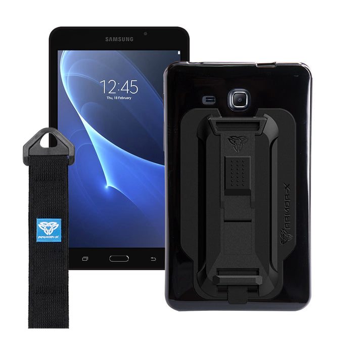 PXS-SS30 | Samsung Galaxy Tab A 7.0 (2016) T280 | Shockproof Case w/ Kickstand & hand strap & X-Mount