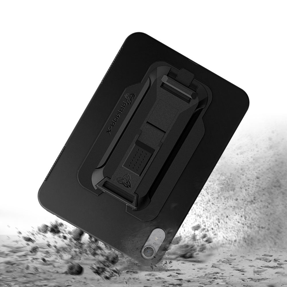 PXS-iPad-M8 | iPad mini 8 | Shockproof Case w/ Kickstand &amp; hand strap &amp; X-Mount