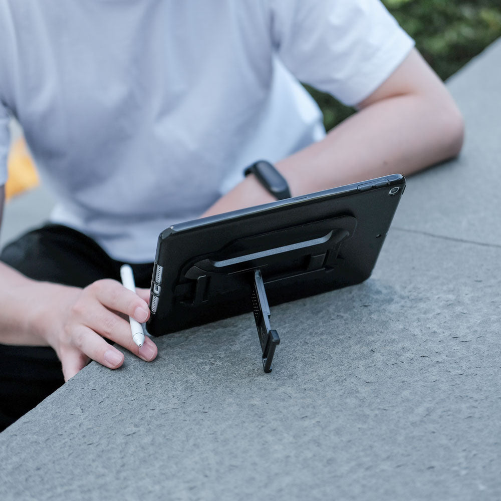 ARMOR-X Adhesive TYPE-T universal adaptor for 7-9'' tablet with hand strap & kicks-tand