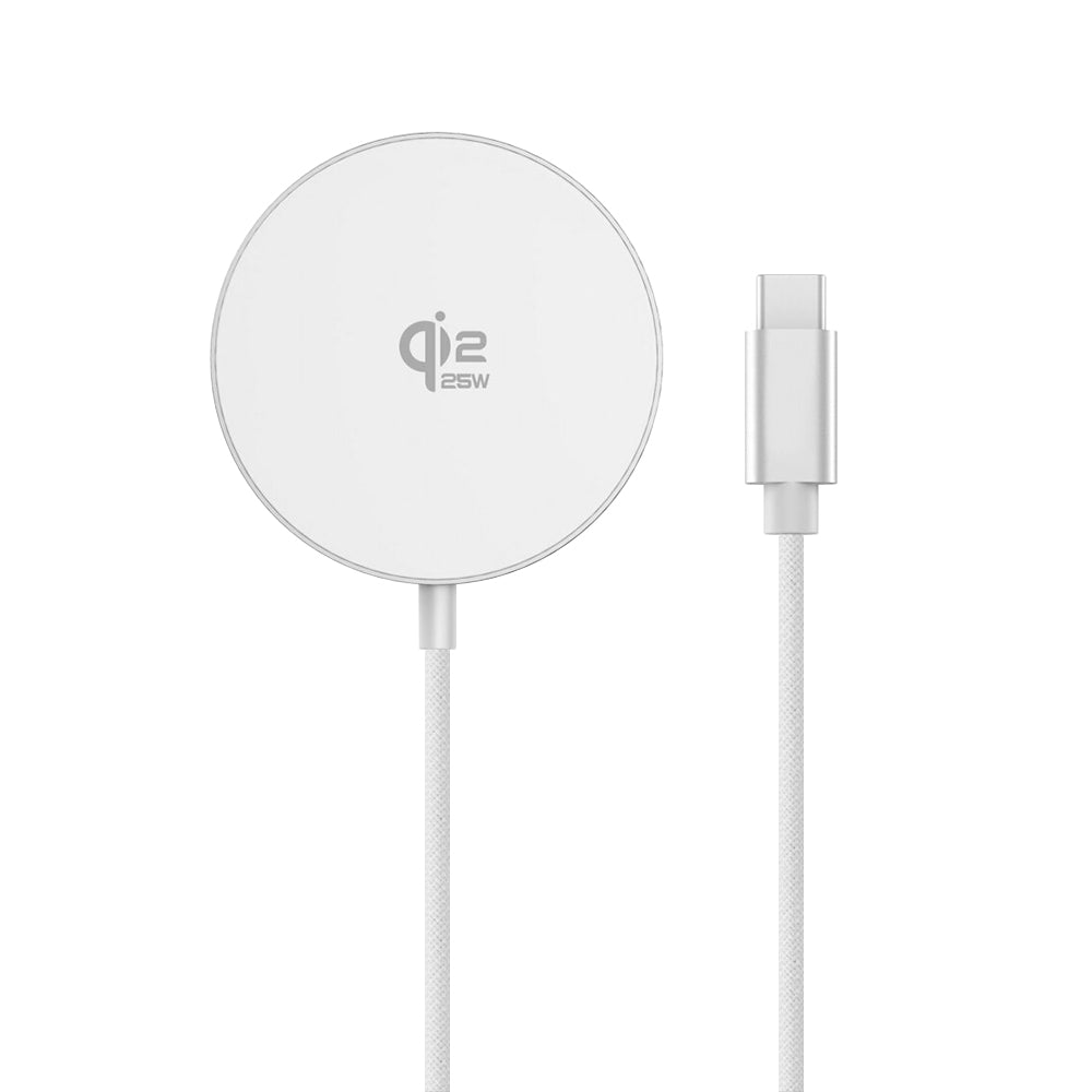 ARMOR-X Qi2.2 25W Wireless Charger Compatible with iPhone, AirPods. Powered by the latest Qi2.2 standard, this charger delivers up to 25W of wireless output for iPhone 17 series and other Qi2-enabled devices. 