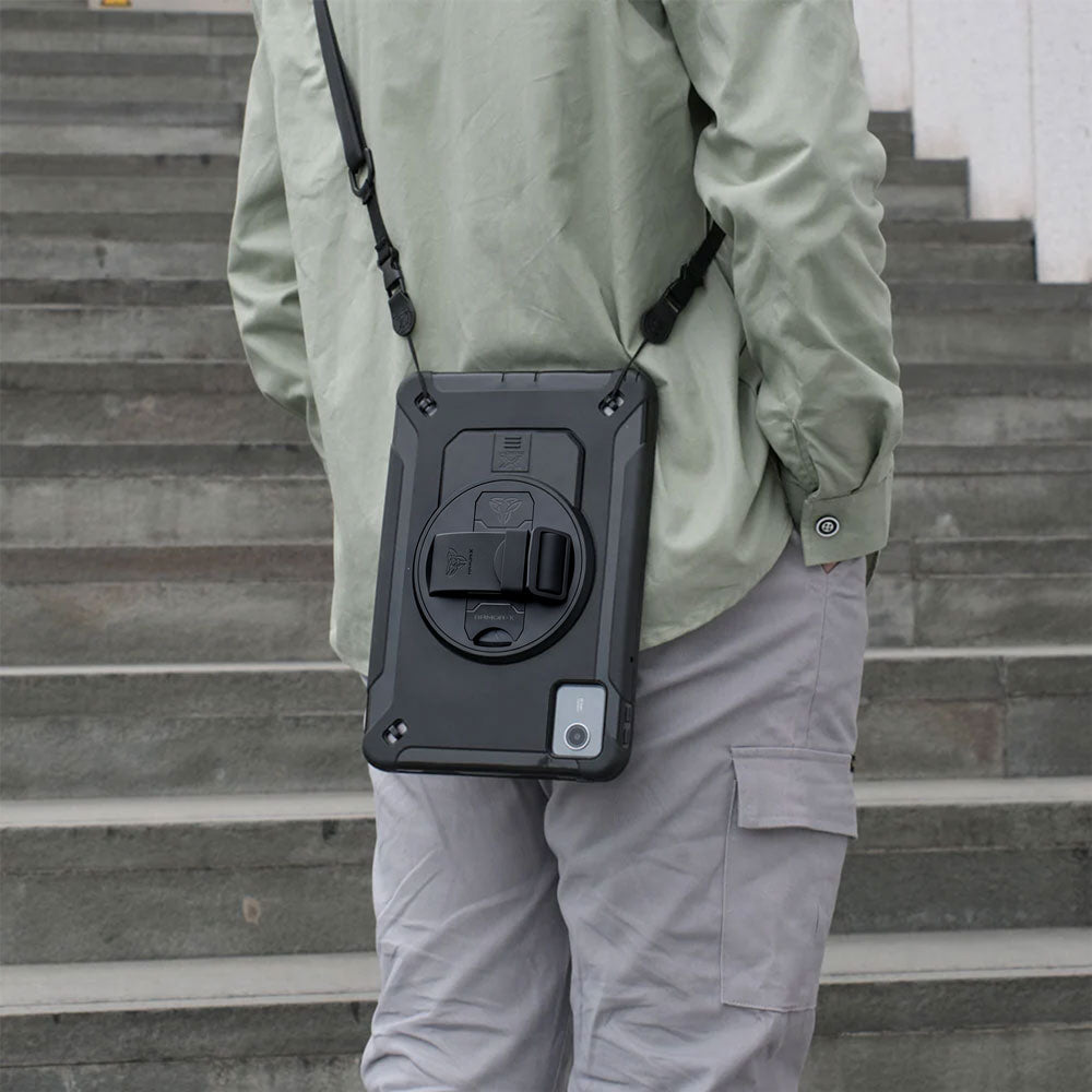 ARMOR-X Lenovo Tab shockproof case impact protection case with optional shoulder strap. It&