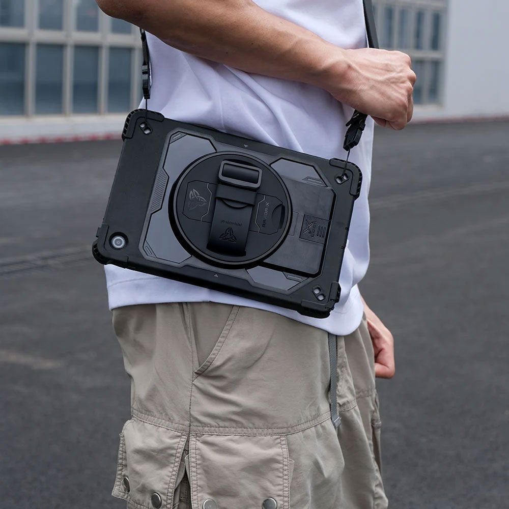 RAG-LN-X11 | Lenovo ThinkTab X11 (Gen 1) TB353 | Healthcare &amp; Medical-Grade Rainproof Military-Grade Rugged Case with Silicone Hand Strap &amp; X-DOCK Modular Eco-System (built-in screen protector)