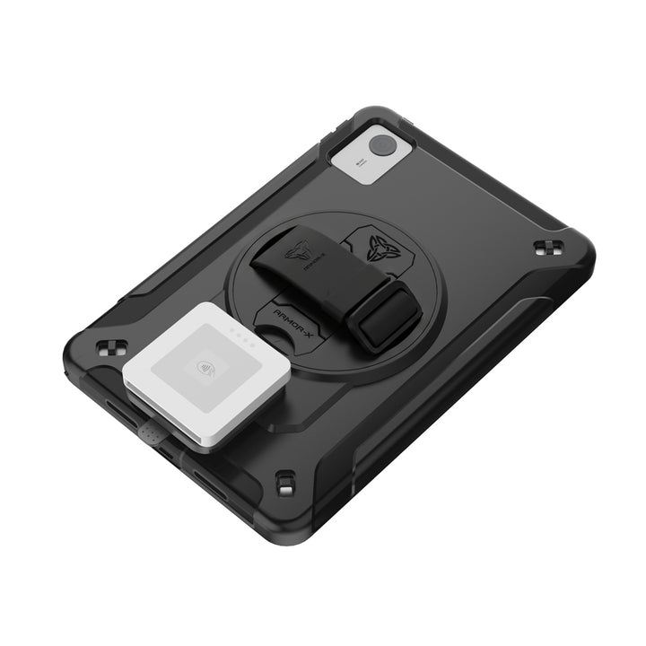 RAG-LN-TB336 | Lenovo Tab K11 (Gen 2) / Lenovo Idea Tab ( 11" TB336 ) | Healthcare &amp; Medical-Grade Rainproof Military-Grade Rugged Case with Silicone Hand Strap &amp; X-DOCK Modular Eco-System