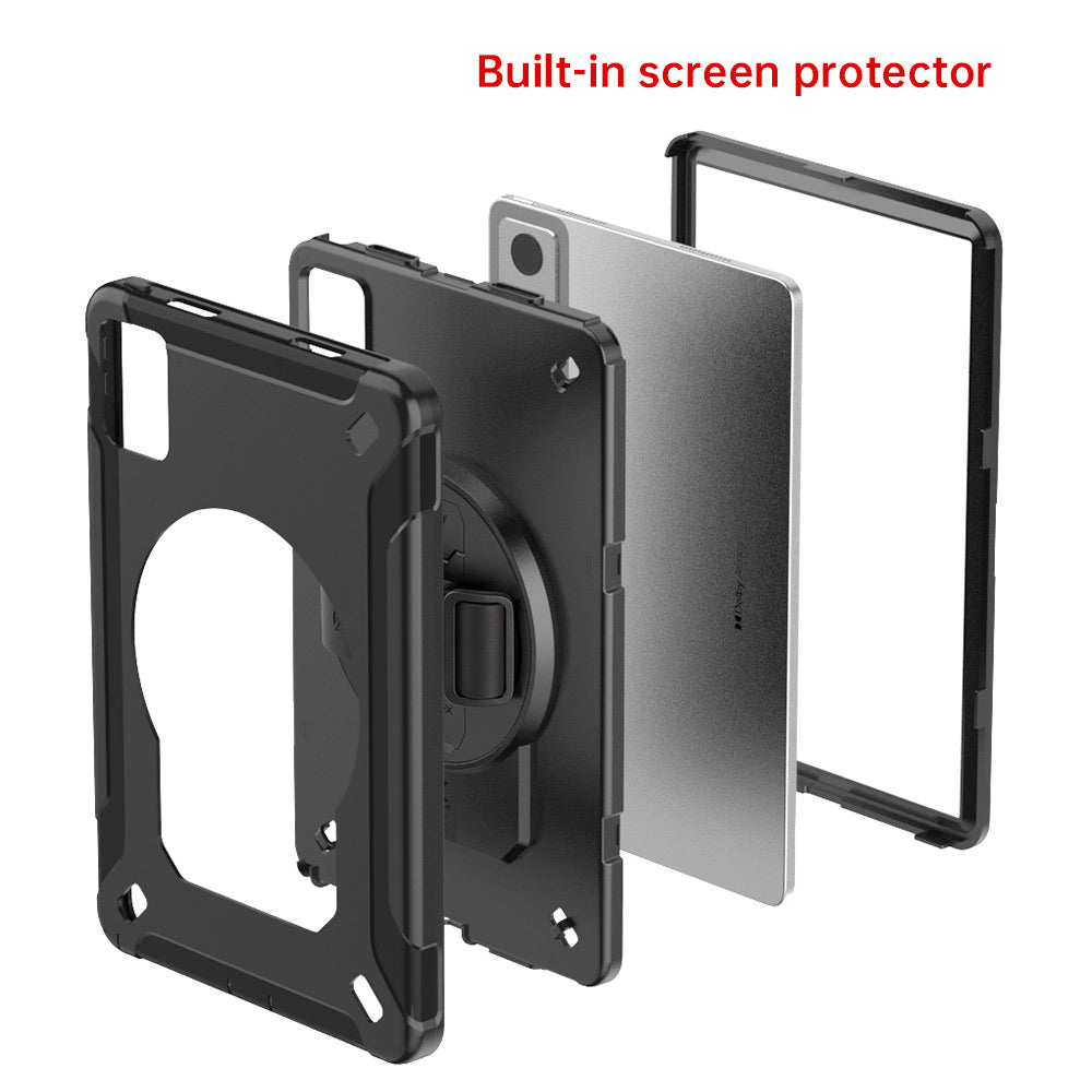 RAG-LN-TB336 | Lenovo Tab K11 (Gen 2) / Lenovo Idea Tab ( 11" TB336 ) | Healthcare &amp; Medical-Grade Rainproof Military-Grade Rugged Case with Silicone Hand Strap &amp; X-DOCK Modular Eco-System