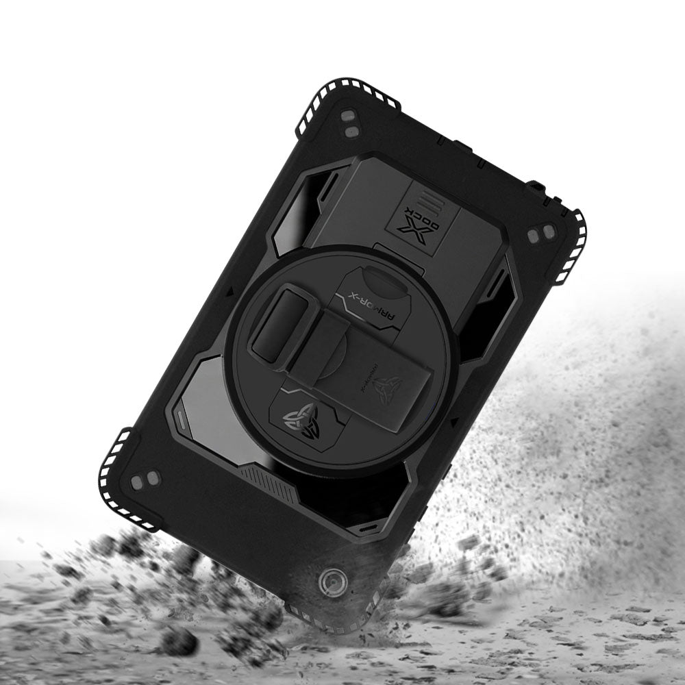 ARMOR-X Lenovo Tab K9 / Lenovo Tab One TB305 Healthcare-ready medical-grade rugged case. MIL-STD-810H tested for 1.2 m / 4 ft drops with dual-layer impact protection.