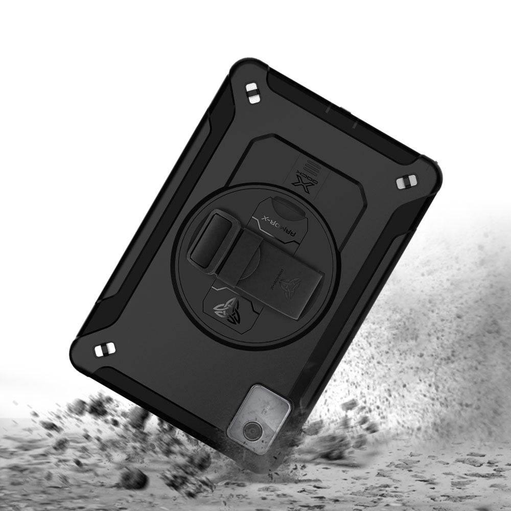RAG-LN-M11 | Lenovo Tab M11 / K11 TB330 | Healthcare &amp; Medical-Grade Rainproof Military-Grade Rugged Case with Silicone Hand Strap &amp; X-DOCK Modular Eco-System