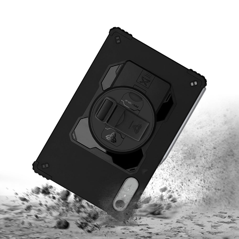 ARMOR-X Lenovo Idea Tab Pro (Gen 2) TB390 Healthcare-ready medical-grade rugged case. MIL-STD-810H tested for 1.2 m / 4 ft drops with dual-layer impact protection.