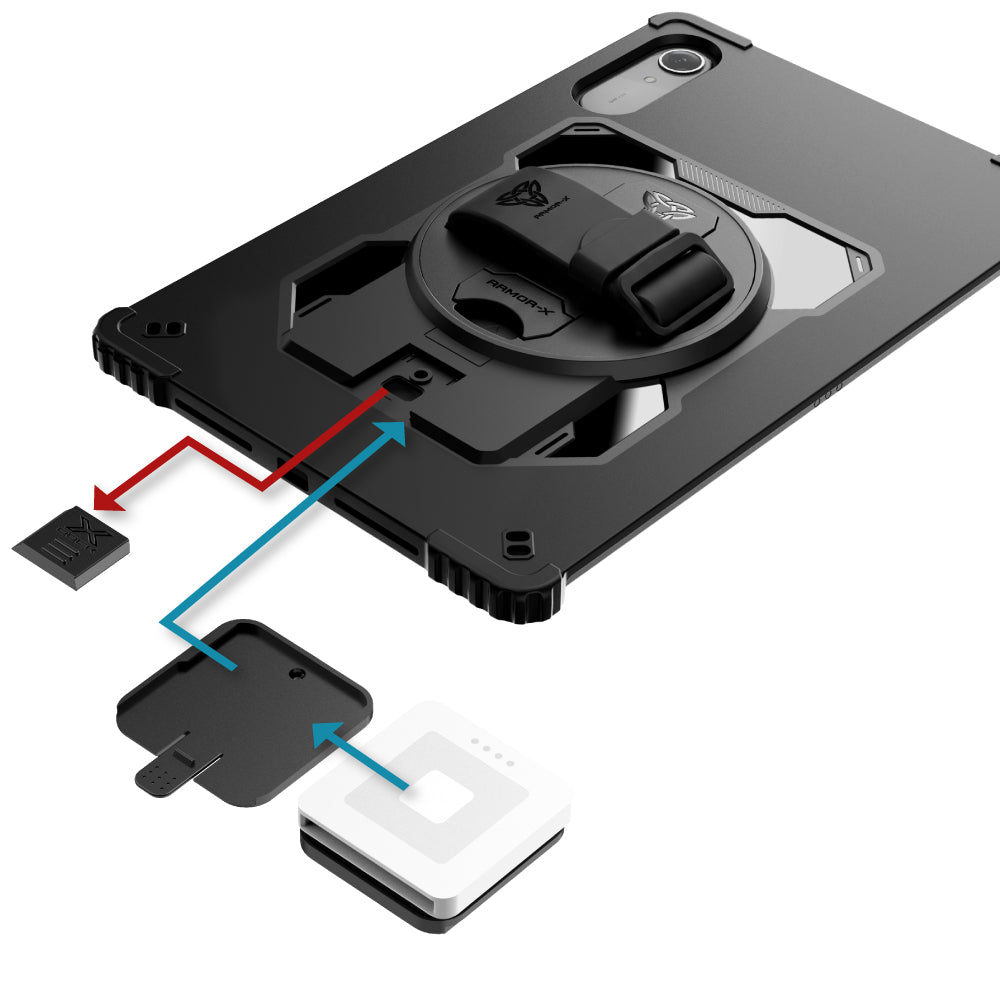 ARMOR-X Lenovo Idea Tab Pro (Gen 2) TB390 Healthcare-ready medical-grade rugged case. X-DOCK Modular Ecosystem
Expand functionality with interchangeable modules for card readers, printers, hubs, and more.