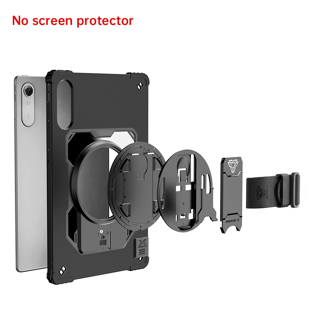 RAG-LN-TB390 | Lenovo Idea Tab Pro (Gen 2) TB390 | Healthcare &amp; Medical-Grade 2 Layers Shockproof Case with Silicone Hand Strap &amp; X-DOCK Modular Eco-System Compatible with keyboard