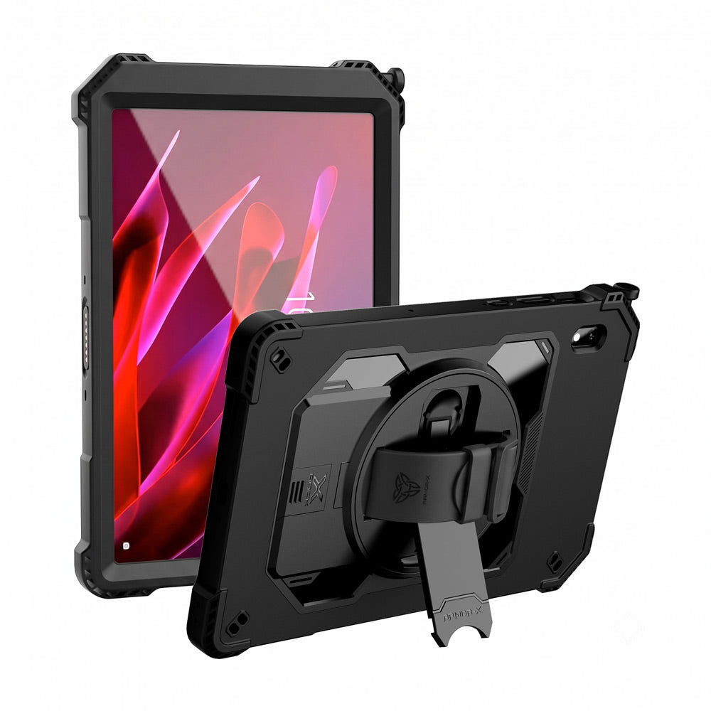 RAG-LN-X11 | Lenovo ThinkTab X11 (Gen 1) TB353 | Healthcare &amp; Medical-Grade Rainproof Military-Grade Rugged Case with Silicone Hand Strap &amp; X-DOCK Modular Eco-System (built-in screen protector)