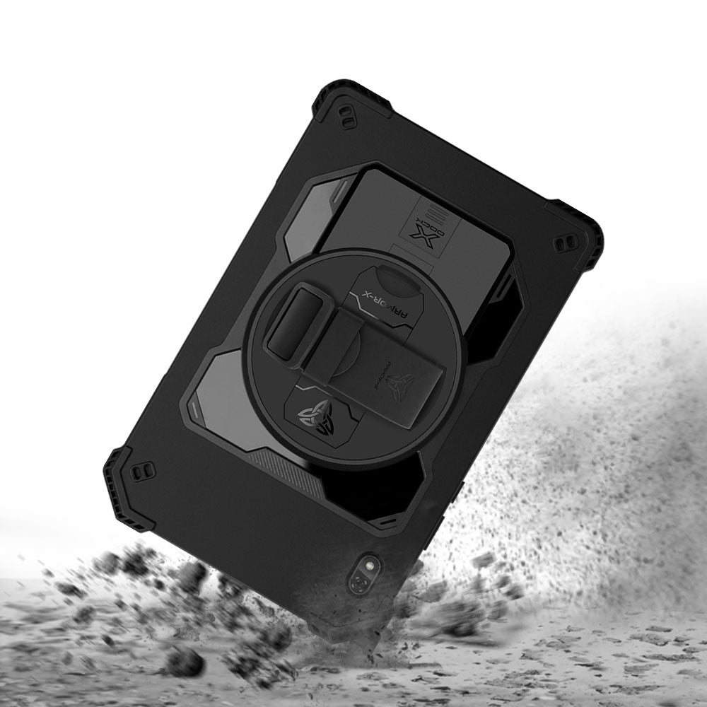 ARMOR-X Lenovo ThinkTab X11 (Gen 1) TB353 Healthcare-ready medical-grade rugged case. MIL-STD-810H tested for 1.2 m / 4 ft drops with dual-layer impact protection.