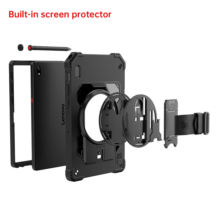 RAG-LN-X11 | Lenovo ThinkTab X11 (Gen 1) TB353 | Healthcare &amp; Medical-Grade Rainproof Military-Grade Rugged Case with Silicone Hand Strap &amp; X-DOCK Modular Eco-System (built-in screen protector)