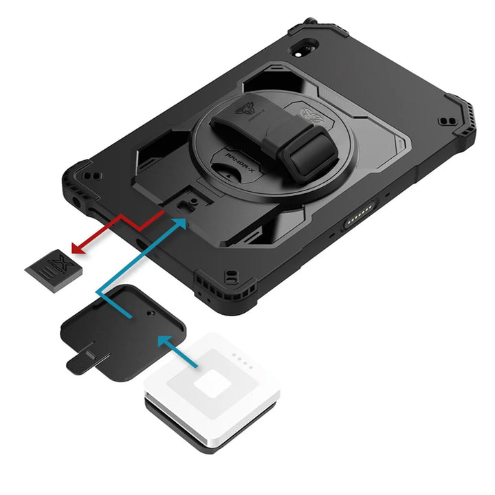 ARMOR-X Lenovo ThinkTab X11 (Gen 1) TB353 Healthcare-ready medical-grade rugged case. X-DOCK Modular Ecosystem
Expand functionality with interchangeable modules for card readers, printers, hubs, and more.
