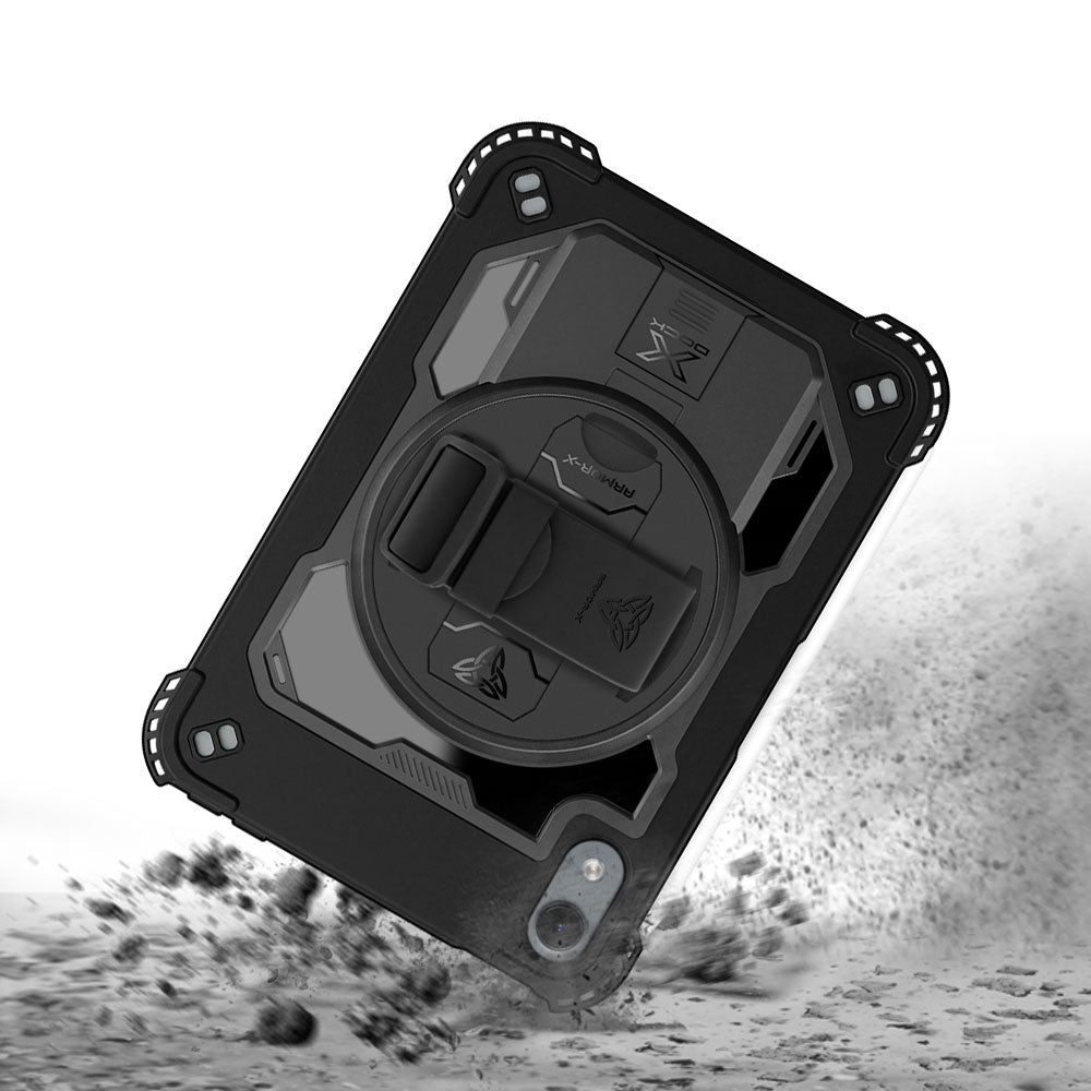 ARMOR-X iPad mini (A20 Pro) Healthcare-ready medical-grade rugged case. MIL-STD-810H tested for 1.2 m / 4 ft drops with dual-layer impact protection.