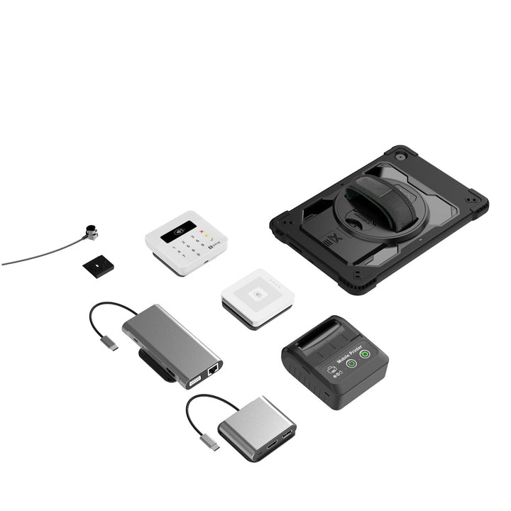 ARMOR-X Motorola Moto Pad 60 Lite case. Whether you need a card reader, portable printer, HDMI or Lan connection, extra battery life or additional storage, you can select and attach the modules that best suit your workflow.