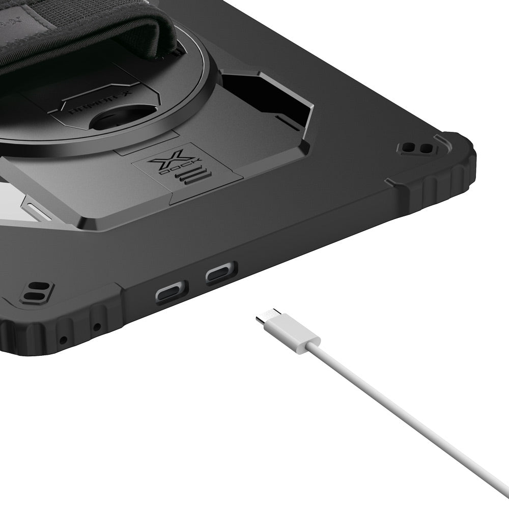 RAN-MS-SFPR12 | Microsoft Surface Pro 12-inch Copilot+ PC | 2 Layers Shockproof Case with X-DOCK modular eco-system Compatible with keyboard