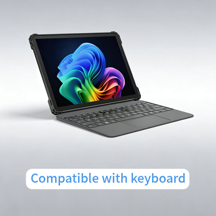 RAN-MS-SFPR12 | Microsoft Surface Pro 12-inch Copilot+ PC | 2 Layers Shockproof Case with X-DOCK modular eco-system Compatible with keyboard