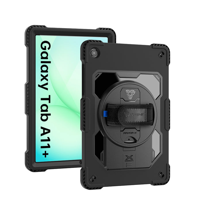 RAN-SS-X230 | Samsung Galaxy Tab A11+ A11 Plus ( 11" ) SM-X230 X235 X236 / A9+ A9 Plus ( 11" ) | Rainproof military grade rugged case with X-DOCK modular eco-system