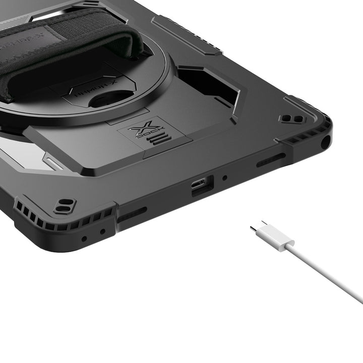 RAN-SS-X230 | Samsung Galaxy Tab A11+ A11 Plus ( 11" ) SM-X230 X235 X236 / A9+ A9 Plus ( 11" ) | Rainproof military grade rugged case with X-DOCK modular eco-system