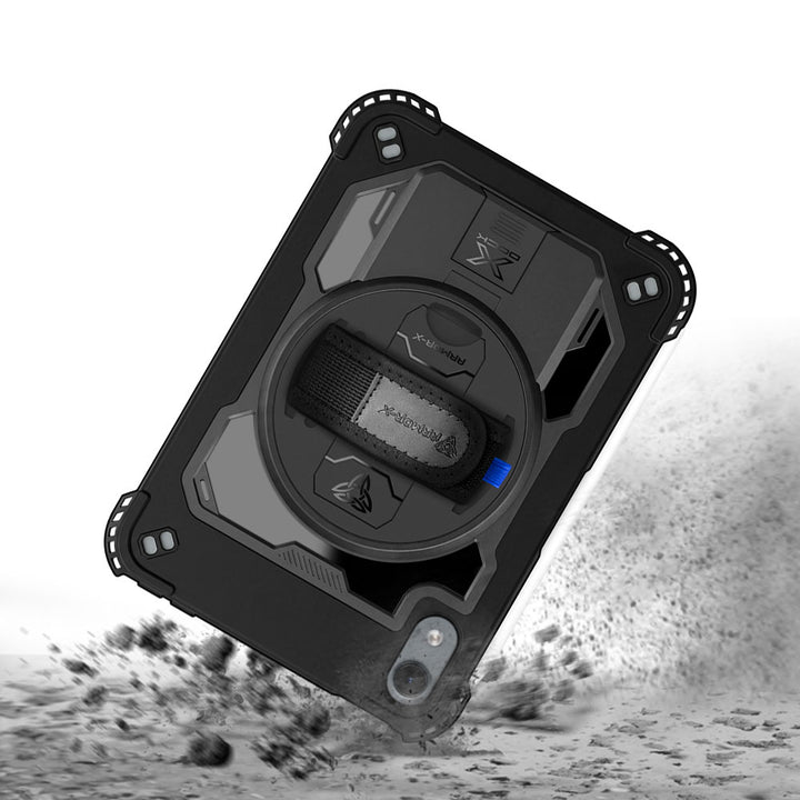 RAN-iPad-M8 | iPad mini (A20 Pro) | Rainproof military grade rugged case with X-DOCK modular eco-system