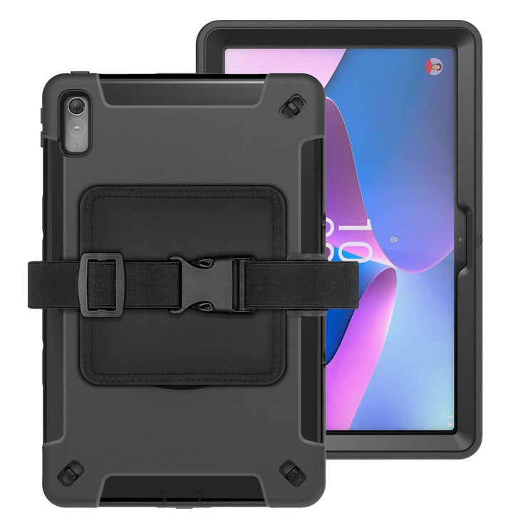 RIN-LN-P11G2FKB | Lenovo Tab P11 Gen 2 TB350 | Rainproof military grade rugged case kneeboard with leg strap 