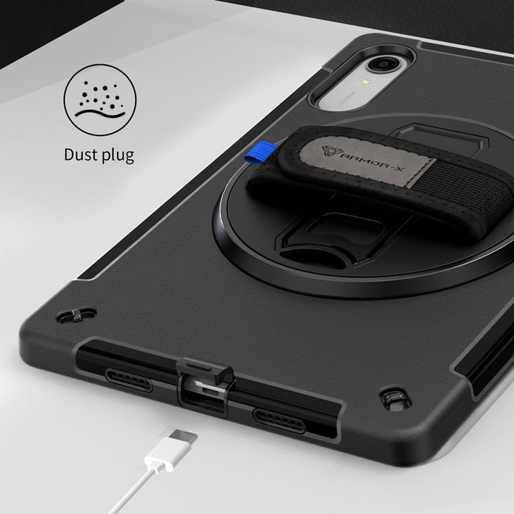 ARMOR-X shockproof case, impact protection cover with dust plug.