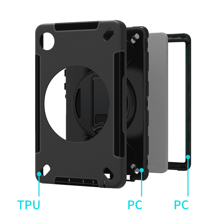 RKB-SS-X135 | Samsung Galaxy Tab A11 ( 8.7" ) SM-X133 / SM-X135 | Rainproof Rugged Case | Pilot Kneeboard & Clipboard with leg strap