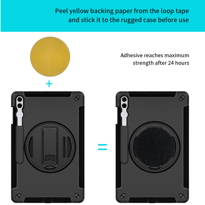 RKB-SS-X930 | Samsung Galaxy Tab S11 Ultra SM-X930 / X936 | Rainproof Rugged Case | Pilot Kneeboard & Clipboard with leg strap