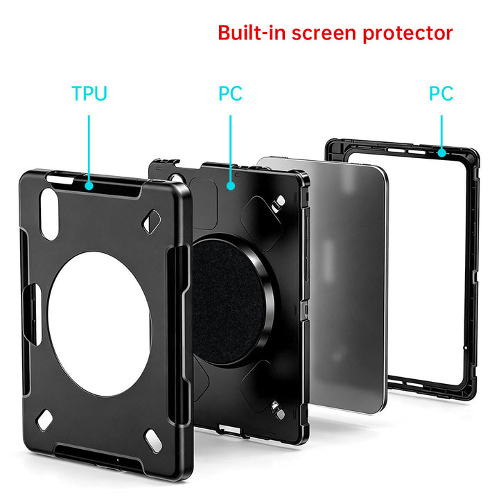 RKB-iPad-M8 | iPad mini 8 | Rainproof Rugged Case | Pilot Kneeboard &amp; Clipboard with leg strap