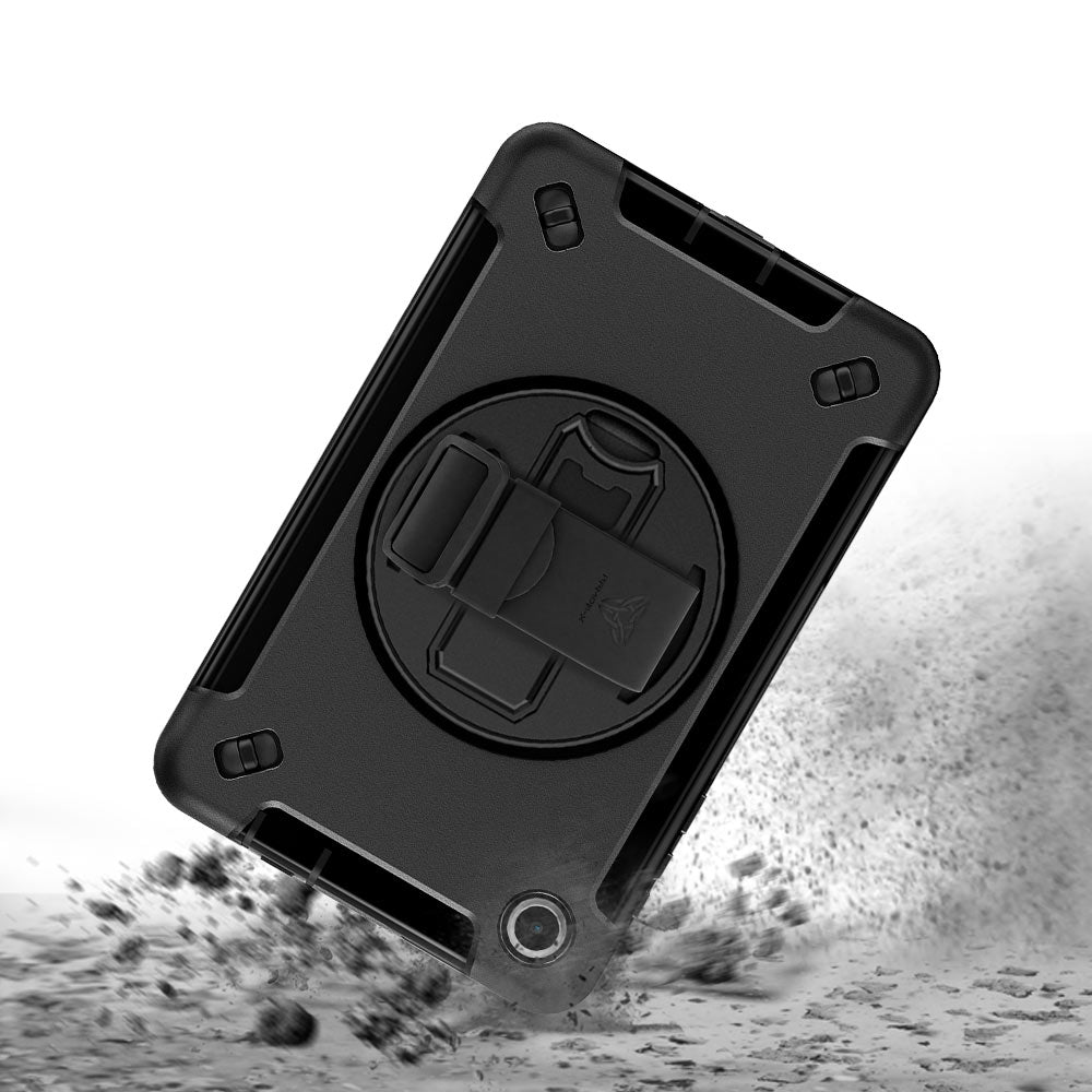 ARMOR-X Lenovo Tab M8 (4th Gen) 2024 TB301 / TB300 Healthcare-ready medical-grade rugged case. MIL-STD-810H tested for 1.2 m / 4 ft drops with triple-layer impact protection.
