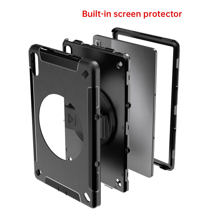 ARMOR-X Lenovo Tab P11 Gen 2 TB350 Healthcare-ready medical-grade rugged case. Durable PC, TPU, and silicone support frequent cleaning with common disinfectants.