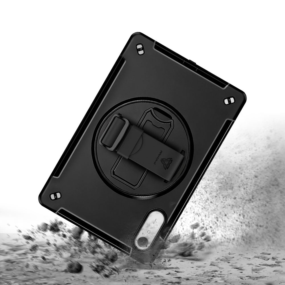 ARMOR-X Lenovo Idea Tab Pro (Gen 2) TB390 Healthcare-ready medical-grade rugged case. MIL-STD-810H tested for 1.2 m / 4 ft drops with triple-layer impact protection.