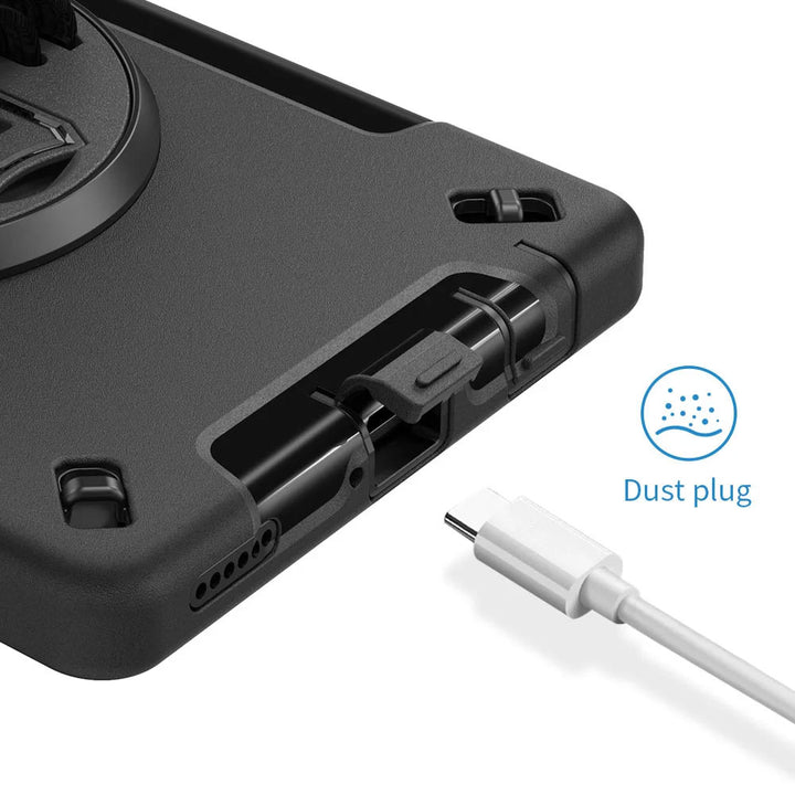 ARMOR-X Samsung Galaxy Tab A7 Lite SM-T225 / SM-T220 / SM-T225N / SM-T227U Healthcare-ready medical-grade rugged case. Precise cutouts and tactile buttons provide fast access and reliable control.