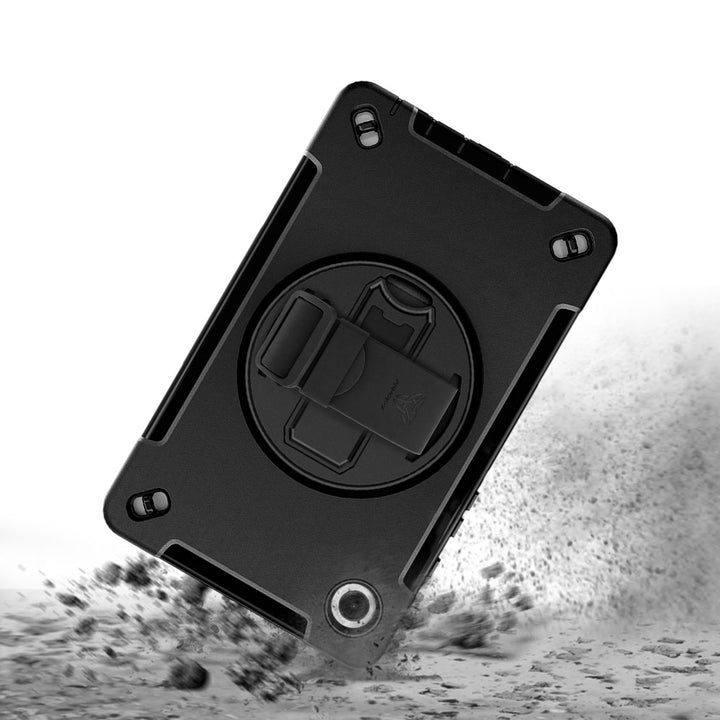 ARMOR-X Samsung Galaxy Tab A9 ( 8.7" ) SM-X110 / SM-X115 Healthcare-ready medical-grade rugged case. MIL-STD-810H tested for 1.2 m / 4 ft drops with triple-layer impact protection.