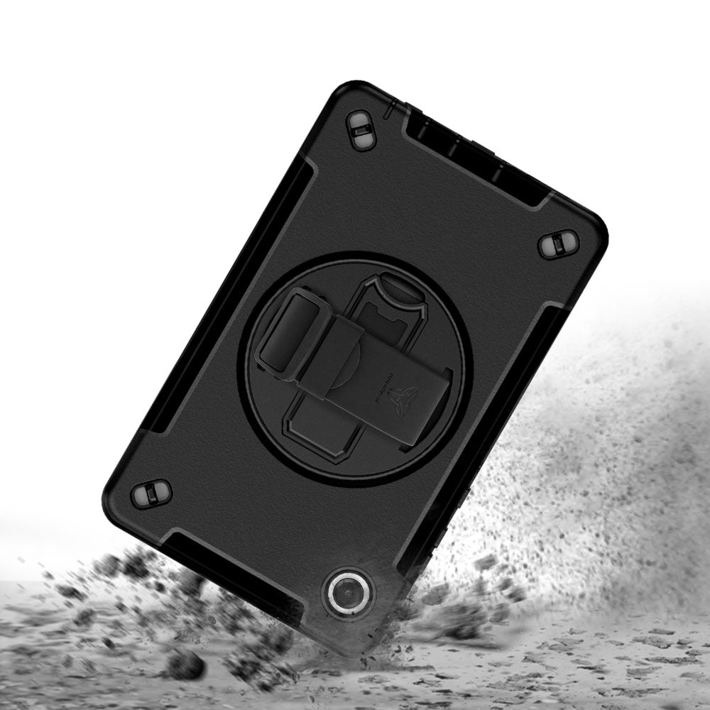 ARMOR-X Samsung Galaxy Tab A11 ( 8.7" ) SM-X130 / SM-X133 / SM-X135 Healthcare-ready medical-grade rugged case. MIL-STD-810H tested for 1.2 m / 4 ft drops with triple-layer impact protection.