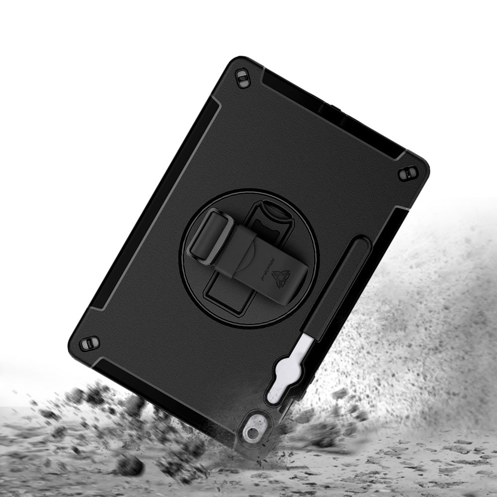 ARMOR-X Samsung Galaxy Tab S10 FE+ S10 FE Plus SM-X620 X626 X628 Healthcare-ready medical-grade rugged case. MIL-STD-810H tested for 1.2 m / 4 ft drops with triple-layer impact protection.