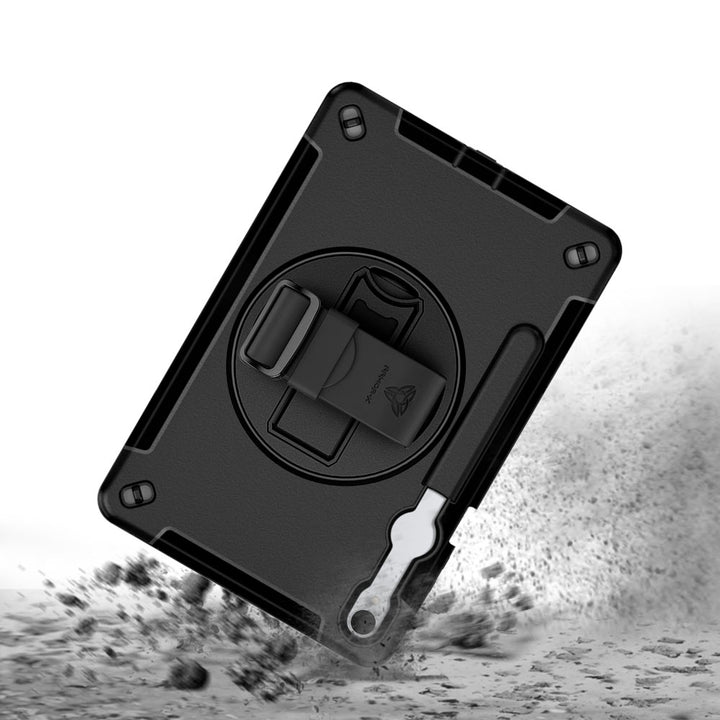ARMOR-X Samsung Galaxy Tab S11 SM-X730 / X736 / X738 Healthcare-ready medical-grade rugged case. MIL-STD-810H tested for 1.2 m / 4 ft drops with triple-layer impact protection.
