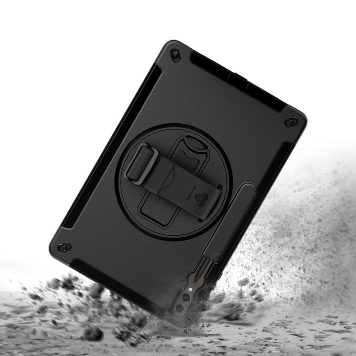 ARMOR-X Samsung Galaxy Tab S9 Ultra SM-X910 / X916 / X918 Healthcare-ready medical-grade rugged case. MIL-STD-810H tested for 1.2 m / 4 ft drops with triple-layer impact protection.