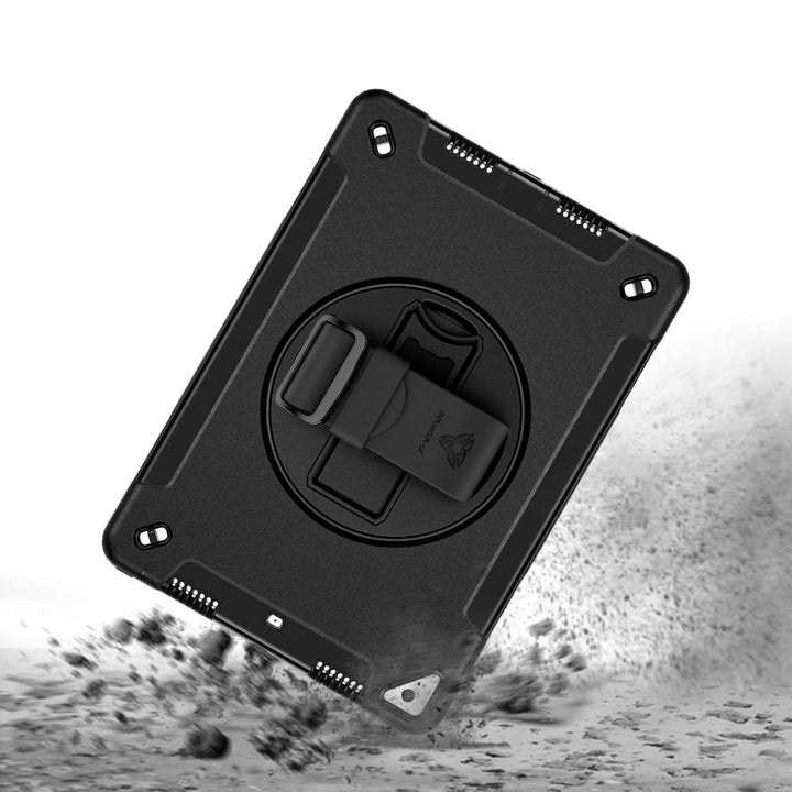 ARMOR-X iPad 10.2 (7th &amp; 8th &amp; 9th Gen.) 2019 / 2020 / 2021 Healthcare-ready medical-grade rugged case. MIL-STD-810H tested for 1.2 m / 4 ft drops with triple-layer impact protection.