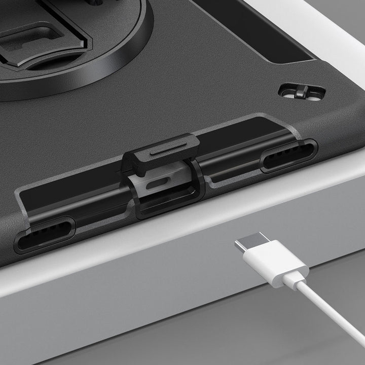 ARMOR-X iPad 10.9 (10th Gen.) Healthcare-ready medical-grade rugged case. Precise cutouts and tactile buttons provide fast access and reliable control.