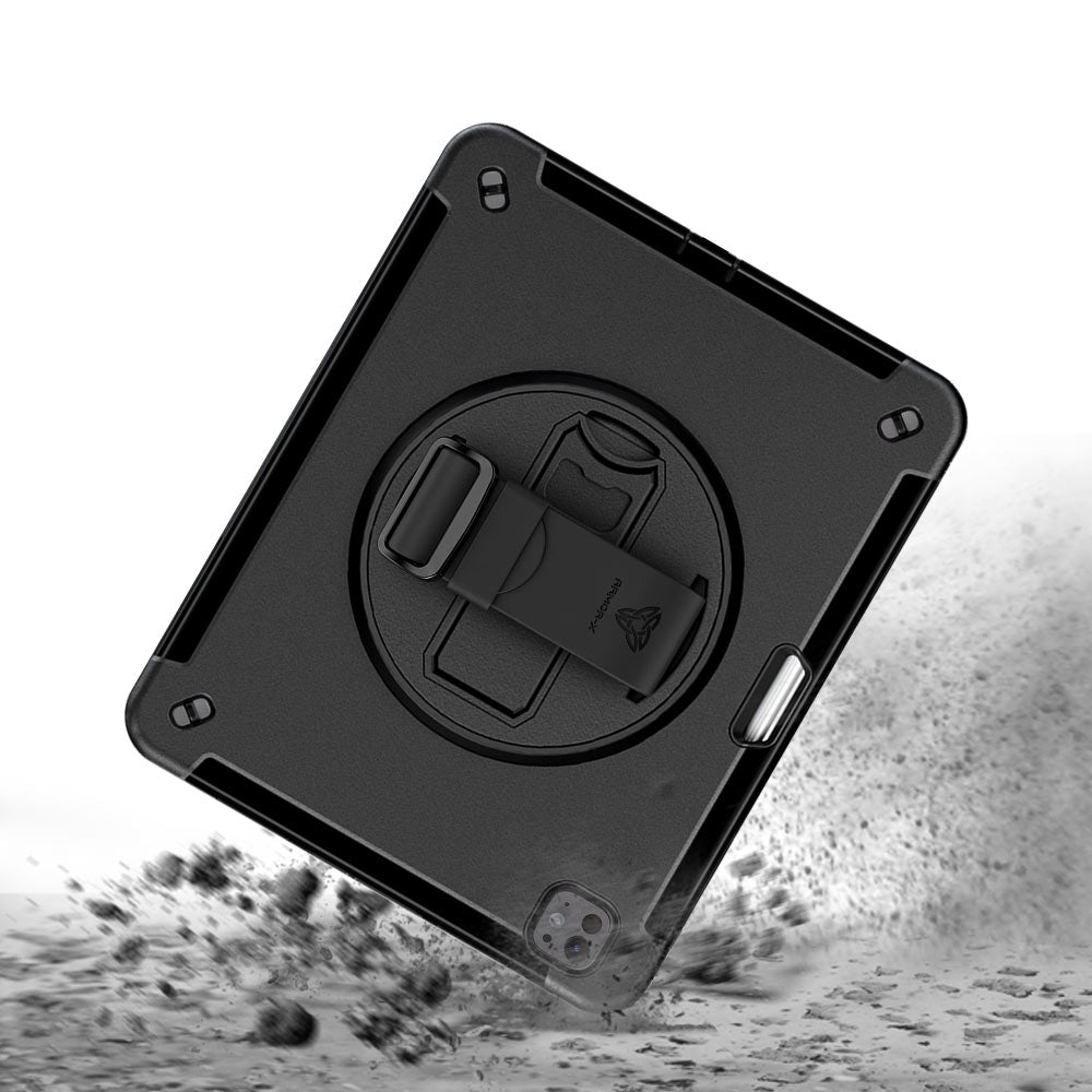 ARMOR-X iPad Pro 13 (M4) / (M5) Healthcare-ready medical-grade rugged case. MIL-STD-810H tested for 1.2 m / 4 ft drops with triple-layer impact protection.