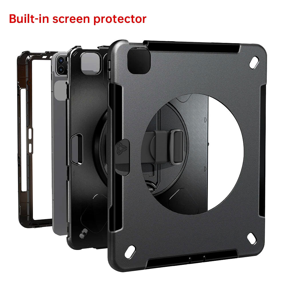 ARMOR-X iPad Pro 12.9 ( 3rd / 4th / 5th / 6th Gen. ) 2018 / 2020 / 2021 / 2022 Healthcare-ready medical-grade rugged case. Durable PC, TPU, and silicone support frequent cleaning with common disinfectants.