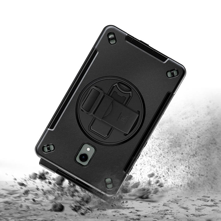 ARMOR-X Samsung Galaxy Tab Active5 (8-inch) SM-X300 SM-X306B SM-X308U / Active3 Healthcare-ready medical-grade rugged case. MIL-STD-810H tested for 1.2 m / 4 ft drops with triple-layer impact protection.