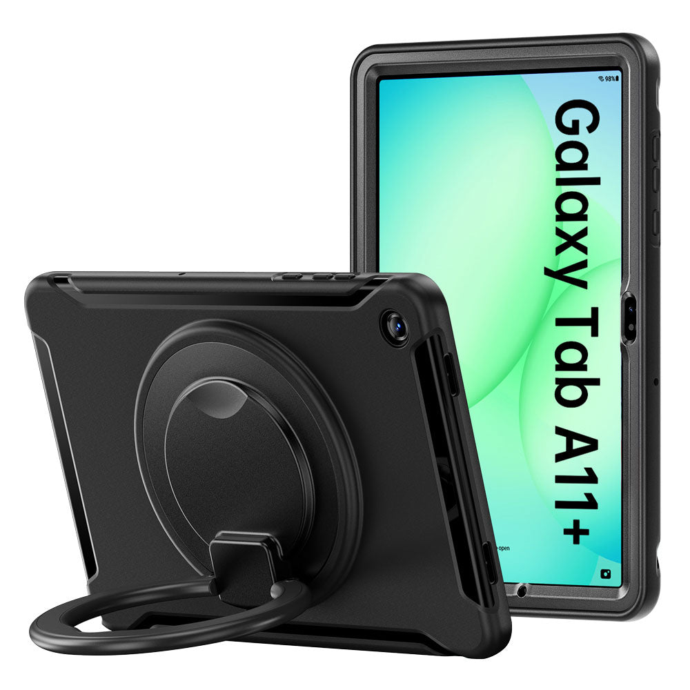 ARMOR-X Samsung Galaxy Tab A11+ A11 Plus ( 11" ) SM-X230 / SM-X235 / SM-X236 Rugged kids case with kick-stand. shockproof and drop-proof protective cover.
