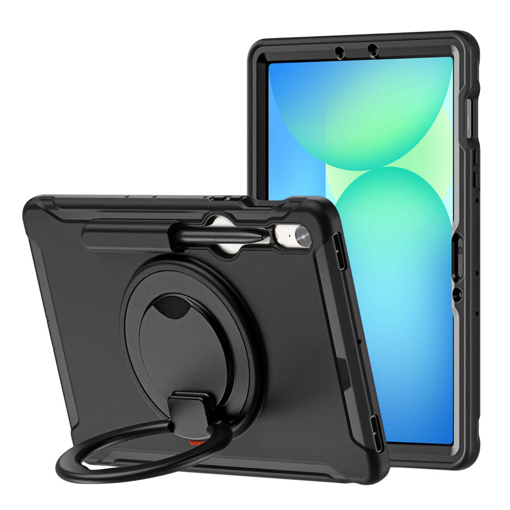 ARMOR-X Samsung Galaxy Tab S10 FE SM-X520 X526 X528 / S10 Lite SM-X400 X406 Rugged kids case with kick-stand. shockproof and drop-proof protective cover.