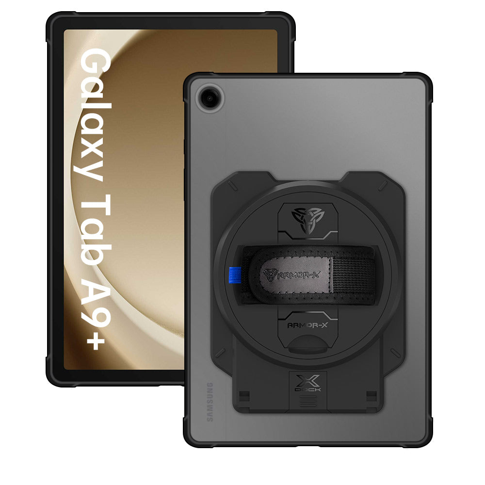 ARMOR-X Samsung Galaxy Tab A9+ A9 Plus ( 11" ) SM-X210 / SM-X215 / SM-X216 Matte Protective Case with X-DOCK modular eco-system.