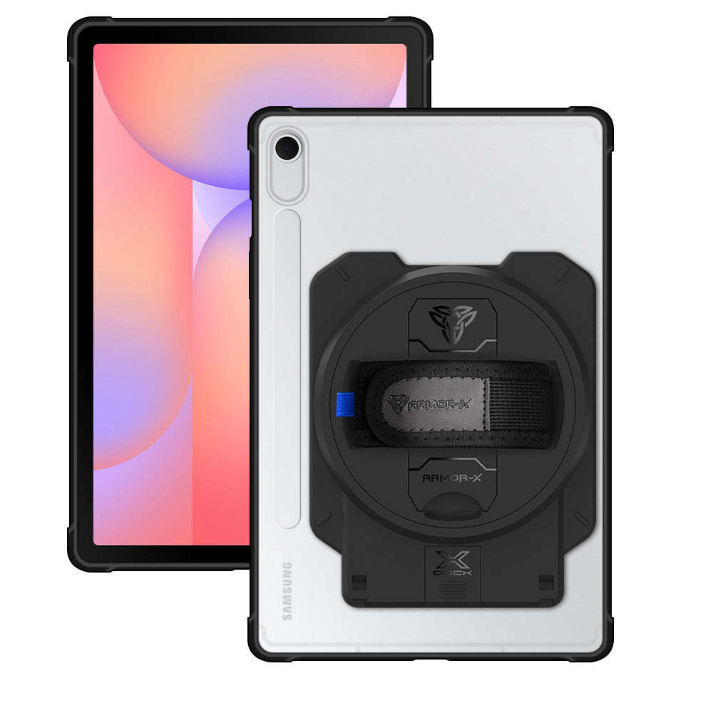 ARMOR-X Samsung Galaxy Tab S10 FE SM-X520 X526 X528 / S10 Lite SM-X400 X406 Matte Protective Case with X-DOCK modular eco-system.