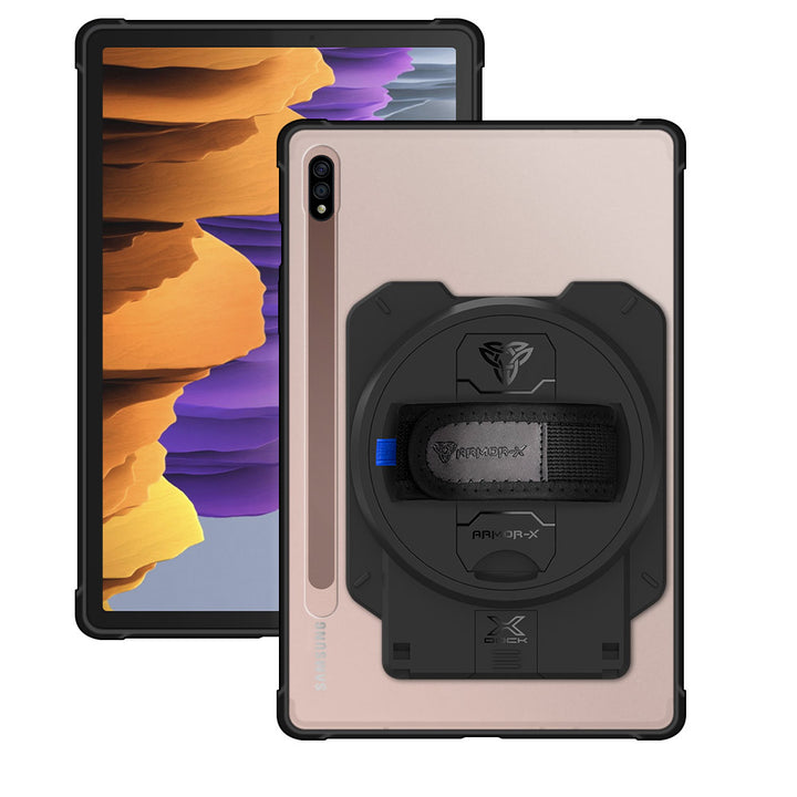ARMOR-X Samsung Galaxy Tab S7 SM-T870 / SM-T875 / SM-T876B Matte Protective Case with X-DOCK modular eco-system.