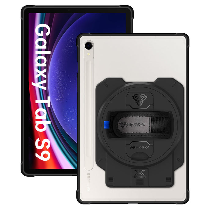 ARMOR-X Samsung Galaxy Tab S9 SM-X710 / X716 / X718 Matte Protective Case with X-DOCK modular eco-system.